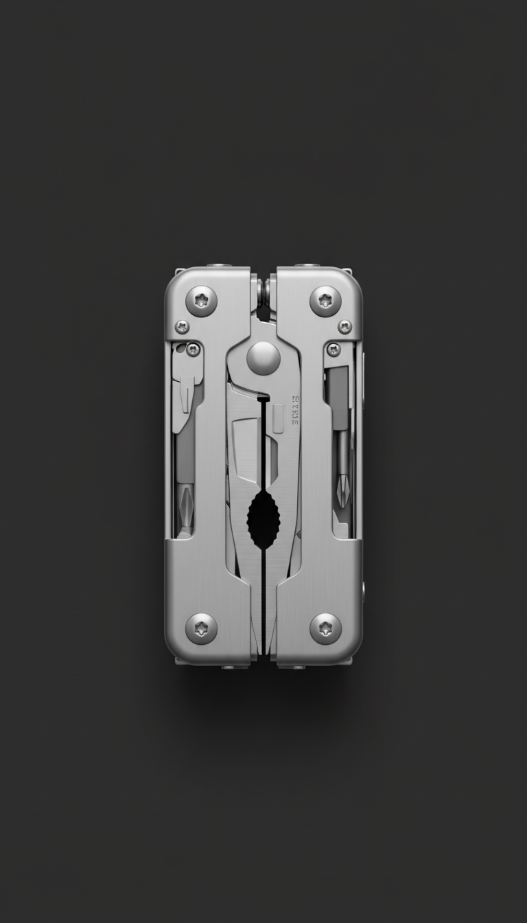 Stainless steel compact multitool
