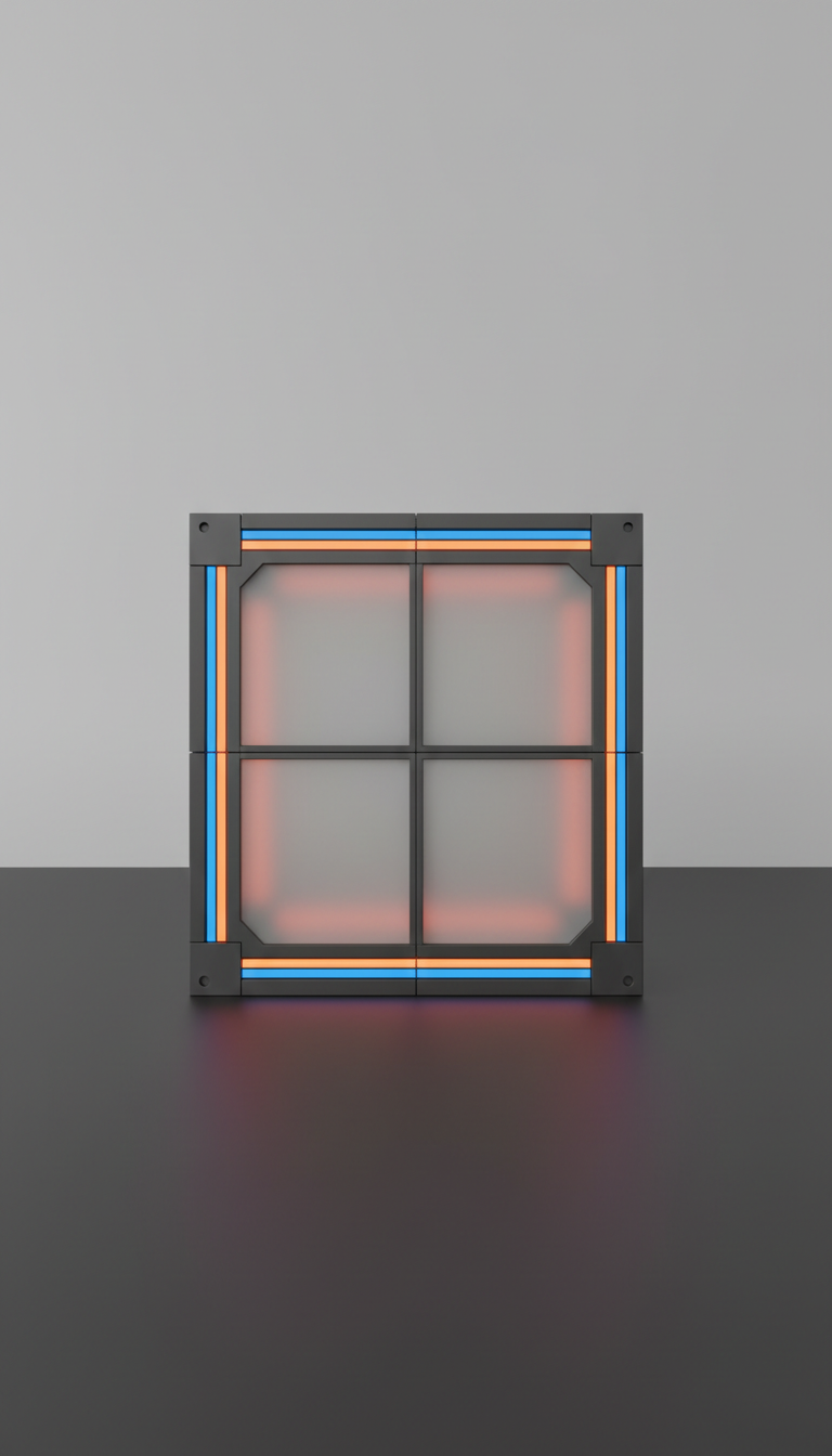 Creative Studio Cube with Skylight Roof