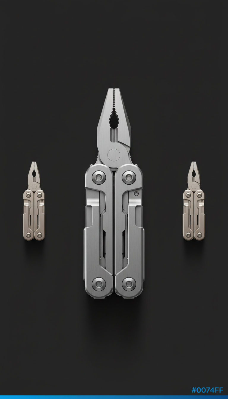 Aerospace-grade aluminum multitool